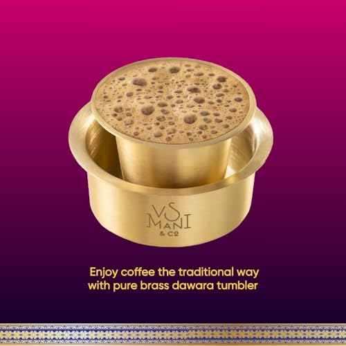 VS Mani & Co Signature Instant Coffee Powder - Pack of 1 (100 gm) Makes 60 Cups - 60% Coffee and 40% Chicory - Strong and Aromatic Signature Instant Coffee, No Added Preservatives | Sugar |Flavours