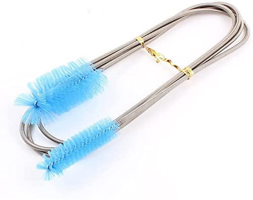 XYWHPGV Manguera de agua para acuario Tubo U Tubo Cepillo de limpieza de doble punta 167cm Azul(bcf69 fbc32 ecd66 9bfae e2fd8 313d2