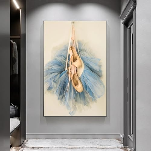 Toile de ballerine artistique pour décoration de maison moderne et mur de salon