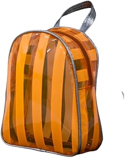 حقيبة أطفال - أنيقة وعملية -، مصنوعة من خامة بلاستيكية قوية وسهلة التنظيف. تصميم شفاف مميز يضفي لمسة عصرية، مثالية للرحلات أو الخروجات اليومية.