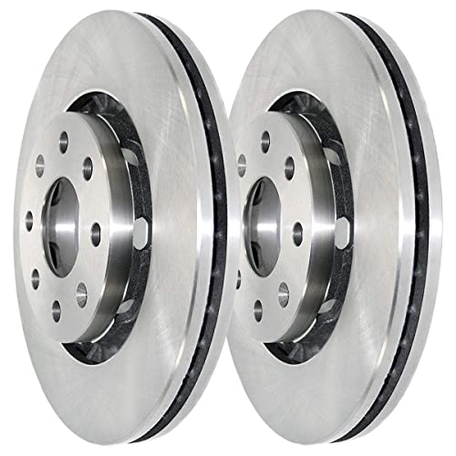 AutoShack R65101PR Front Brake Rotors Pair of 2 Driver and Passenger Side Replacement for Pontiac G3 Wave5 Chevrolet Spark EV 2004-2011 Aveo 2006-2011 Aveo5 2013-2015 Spark 2004-2009 Suzuki Swift+ FWD