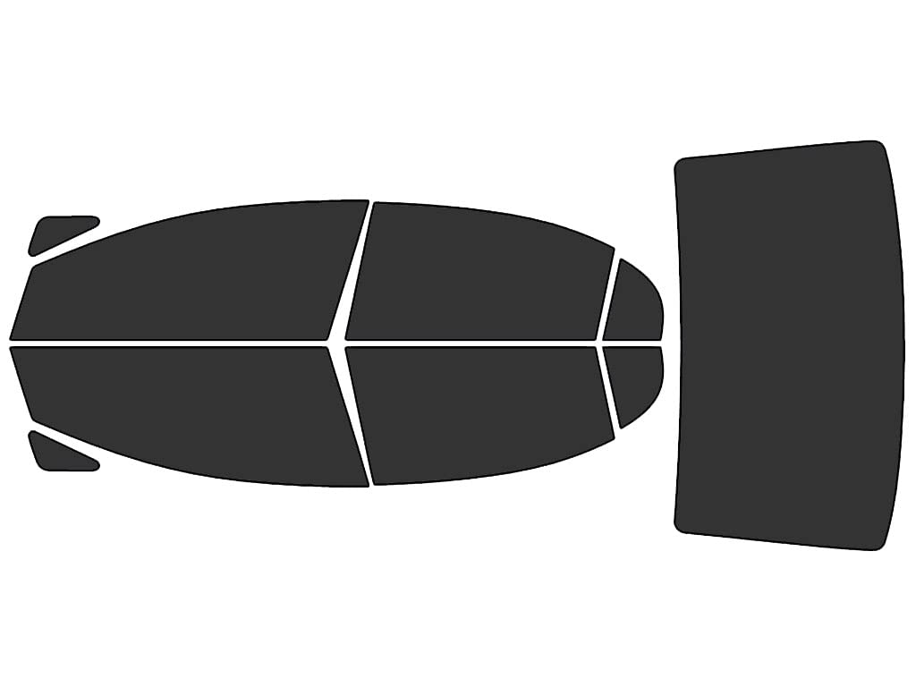 Rvinyl Window Tint Kit Compatible with Honda Civic 2006-2011 (Sedan) - Complete Precut Kit - 20%