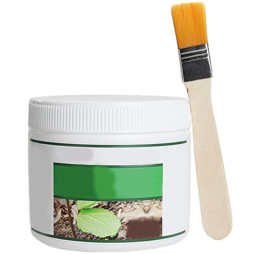 500g de scellant pour plaies d'arbres, pansement pour plaies d'arbres avec brosse, pâte cicatrisante pour scellant pour plaies d'arbres, pâte de greffage pour bonsaï, récupération rapide du scellant p