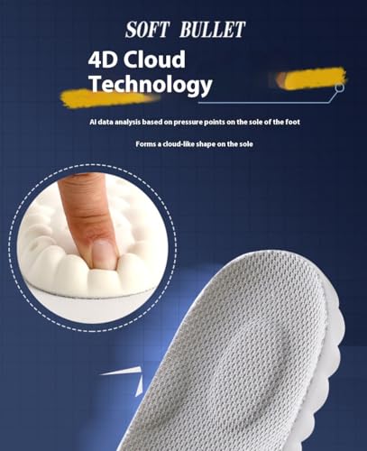 5 pares de plantillas de espuma viscoelástica para hombre y mujer miniatura 4