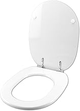 Copriwater Ideal Standard LINDA BIANCO Cerniera Cromo-Sedile-Asse Wc