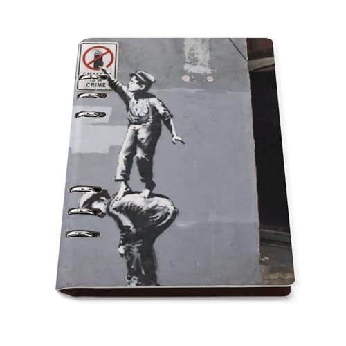 m[g oNV[ Banksy Graffiti Is A Crime  oC_[m[g A5 6 90 Ă傤 n[hJo[  _[ A5TCY r ??{ [ ItBXpi [Y[t w LpX  v[