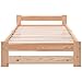 zcyg Struttura Letto Giroletto Rete Letto Letto Futon Letto in Legno Massello con Testiera E Telaio A Doghe per Adulti Adolescenti per Bambini - 200x90cm