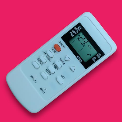 Image of Sanavya AC Remote Control - Compatible Replacement for Split & Window Air Conditioners - Replicates Genuine Remote Functions (Whirlpool 6th Sense ac Remote 135A)