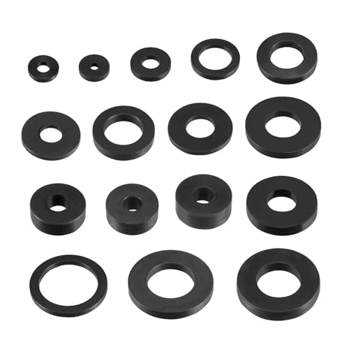 VirtuWard 20�� 3mm-30mm ID �S���O�����b�g �t���b�g�S�������O �V�[�����O�K�X�P�b�g �z�Ǘp�֌����b�V���[ �V�[���A�N�Z�T���[ O�����O �z�[�X�K�X�P�b�g(IDxODxT 30x40x3mm)