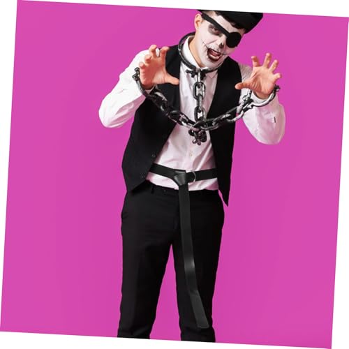 Medieval Vintage Belt for Men Adjustable Pu Renaissance Knight Costume Accessory for Halloween Oktoberfest and Cosplay Events Includes and Suspenders4