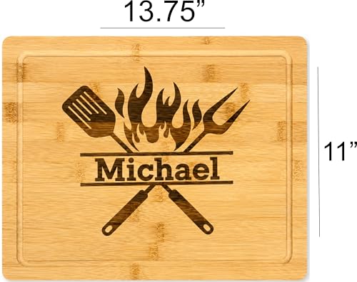 Tabla de Cortar Personalizada de Bambú 13.75x11 Pulgadas miniatura 7