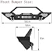 GarveeTech Front + Rear Bumper Combo Compatible with 2007-2018 Wrangler JK & Unlimited JKU (2/4 Doors), Rock Crawler Off Road Full Width Bumper