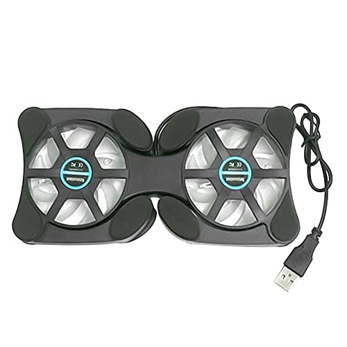 Base plegable para notebook con doble ventilador miniatura 3
