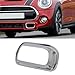 QOYGZ Auto Parts for BMW Mini F55 F56 F57 2014-2021 Chrome Car Front Bumper Fog Light Air Duct Intakes Vents Cover Shell 51117337811 51117337812(Chrome-Left)