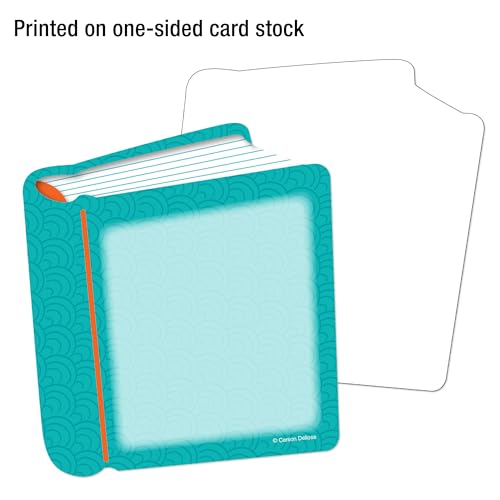 Image of Carson Dellosa 36-Piece Book Cutouts, Colorful Cardstock Library Decor for Back to School, Bulletin Board, Posterboard, Name Tags, Labels, and Classroom Decorations