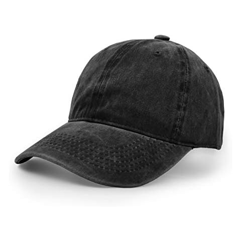 UltraKey Baseball Cap, Cotton Adjustable Sport Outdoor Sun Cap Unisex Hip Hop Casual Hat Snapback Cap Black Cover