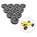 40PCS Toy Car Wheel 2mm Dia Shaft Plastic Wheel with Shaft Round Rod Axles for RC Car Truck Robot DIY Model Toy Building Parts (2x30mm)