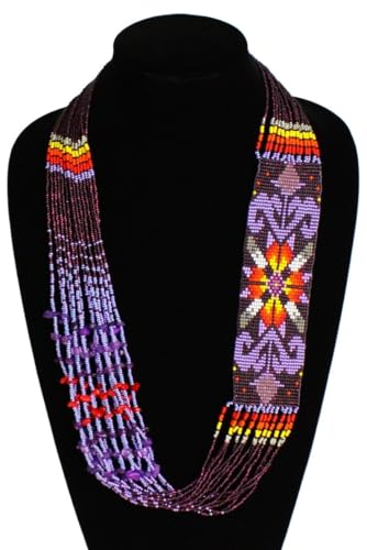 Collier ukrainien Gerdan multicolore pour sublimer vos tenues d'été et soirées bohèmes chic