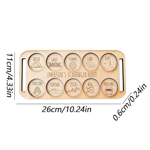 Juego de caza del tesoro de madera el regalo ideal para explorar en el césped 5