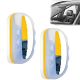 Limpiacristales Coche, 2PCS Repelente Agua Parabrisas, 120ml Cepillo Limpiador Eliminador de Gasa de para Autos, Agua Limpiaparabrisas Coche para Eliminar Manchas de Suciedad y Agua