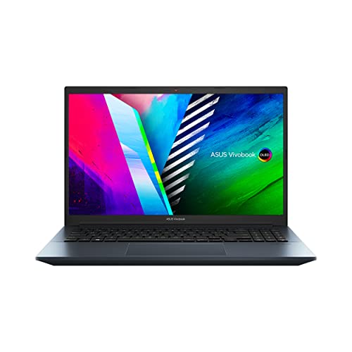 ASUS Notebook VivoBook Pro 15 OLED fino, tela FHD de 15,6 polegadas, CPU Intel Core i5-11300H, NVIDIA GeForce GTX 1650 Max Q, 8 GB de RAM, SSD de 512 GB, Windows 11 Home, azul silencioso, K3500PH-DB51
