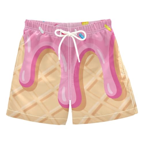 JUNZAN Anti-Fade Machine Washable Boys Swim Bottoms for Pool