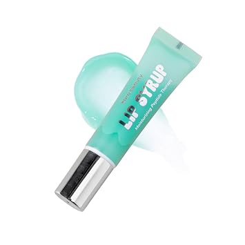 Kara Beauty Lip Syrup Moisturizing Peptide Therapy, Hydrating Gloss with Peptides & Shea Butter for Soft, Plump Lips, Nourishing Lip Care, Plumper Gloss, Moisturizer & Tinted Balm Shine Cozy Mint