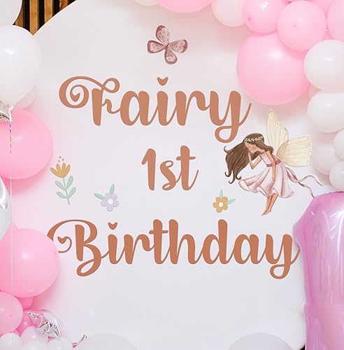 Vinilo Decorativo Fairy 1er Cumpleaños miniatura 1
