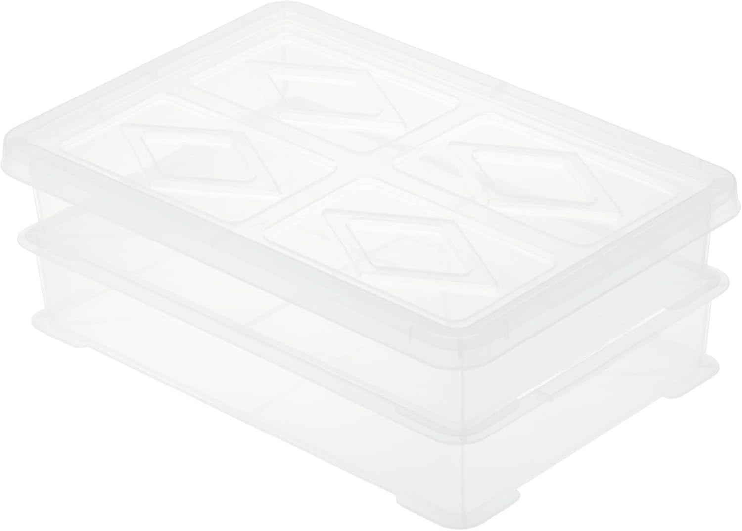 サンコープラスチック 食品用コンテナ フードテナー 本体:2・蓋:1 クリアー