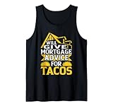 Asesoramiento hipotecario para Tacos Agente de Crédito Camiseta sin Mangas