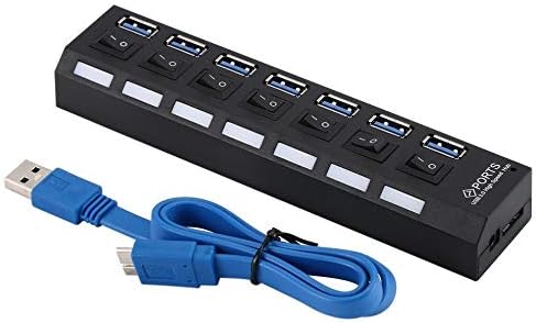 Hub Usb 3.0 de 7 Portas com Switch de Alta Velocidade - imagem principal