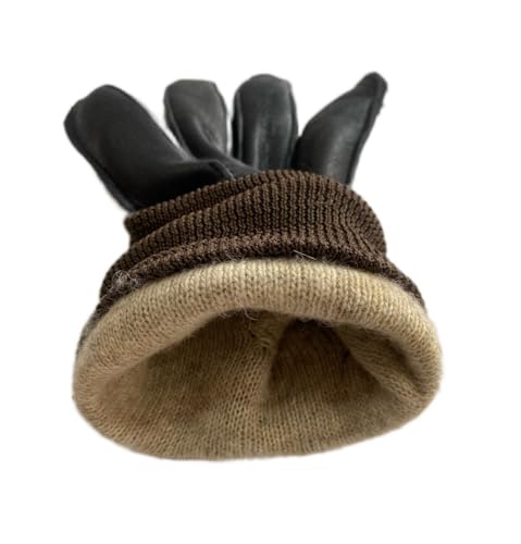 ノーブランド 裏地付 米軍 A-10 レザーグローブ XL