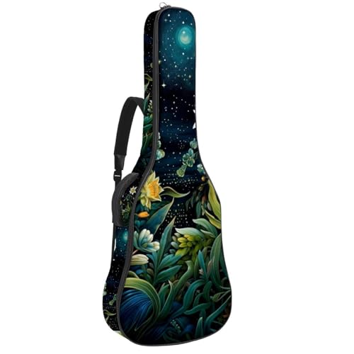 Sac pour guitare étanche multicolore avec plusieurs poches de protection
