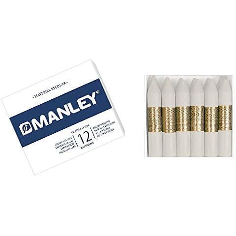 Caja de 12 Ceras Manley Blancas Cover