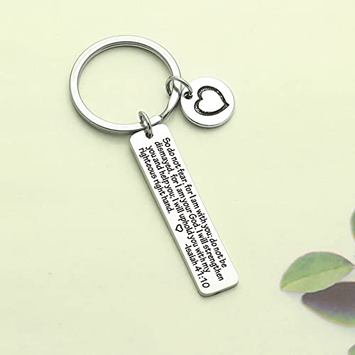 Dzosw Baptism Jewelry Bible Verse Gift Christian Gift Communion Gift Religious Keychain Godmother Keychain Motivational Keychain Easter Key Chain Christmas Jewelry Religious Jewelry Baptism Keychain #TOP2