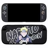Konix Naruto Shippuden Funda de protección para consola Nintendo Switch 2 - Silicona antideslizante - Antigolpes - Antirrayas - Diseño Naruto Ramen - Negro