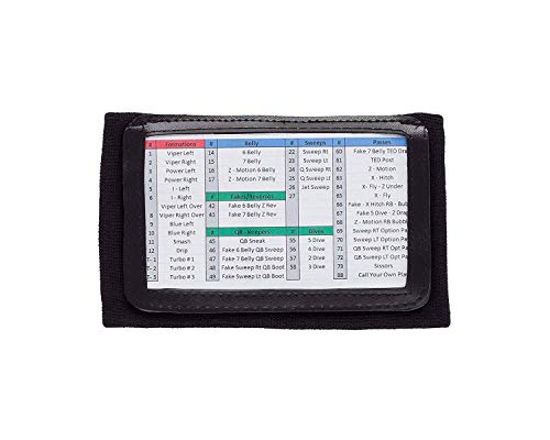 image for WristCoaches Football Play Wristbands - Youth Quarterback Gear - Wrist