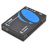 OREI HDMI Over Ethernet Extender Over CAT5/CAT6, with IR Upto 330 Feet - Loop Out - 1080P Full HD Signal Distribution - Over IP - Receiver Only (HD-EXM330-RX)