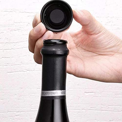 Kit 3 Rolhas Para Garrafa De Vinho Champagne Tampa com Trava Reutilizável Top Chef