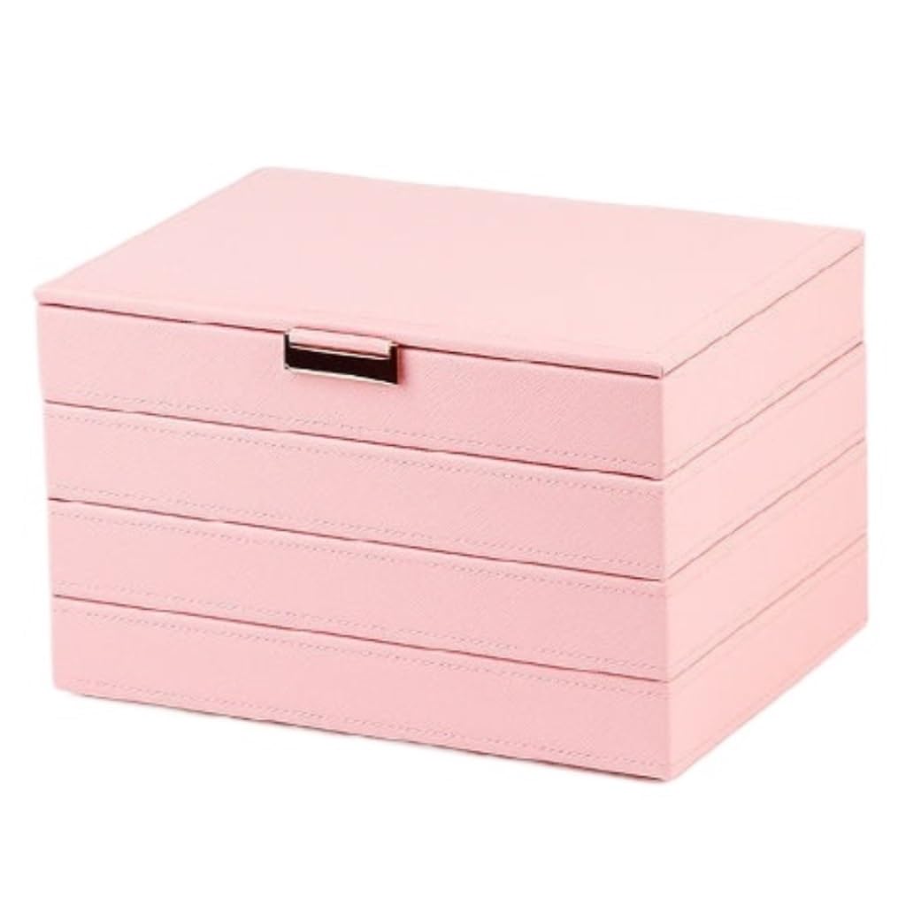 Portable Jewelry Box Simple Jewelry Box Style Cosmetic Drawer Storage Box Drawer Jewelry Box Necklace Earrings Jewelry Storage