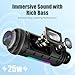 OHAYO HIFI Bluetooth Speaker With LED Light, Portable Wireless Speakers, 35W Enhanced Bass, 24H Playtime, IPX7 Waterproof Outdoor Speaker, Wireless Stereo Pairing