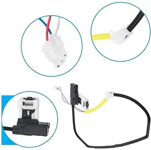 Miniatura 4 de Interruptor de bloqueo de tapa compatible con lavadora Whirlpool 1CWTW4815EW1, 2DWTW4845EW1, 7MWTW1950EW1, 7MWTW1955EW1, WTW4655JW1, WTW4816FW0,