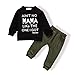 Baby Boy Clothes Funny Letter Printed Tops Leggings Pants Outfits Set for Toddler Boys (12-18 Months), tag 90