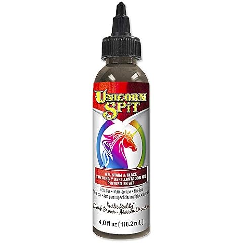 Unicorn SPiT Rustic Reality 5770012 Gel Stain & Glaze Brown Coloured Paint 118ml Cover