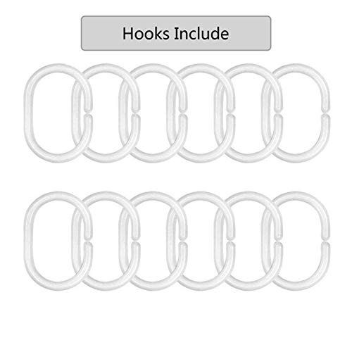 Merchr Funny Cat Shower Curtain, Cat Riding Unicorn Space Stars Rainbow Decor Waterproof Fabric Shower Curtains, Kids Fairytale Bathroom Curtain Set With 12 Hooks, 71X71 Inches #TOP6