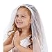 Nylon Mesh Irish Shamrock First Communion Headband Veil