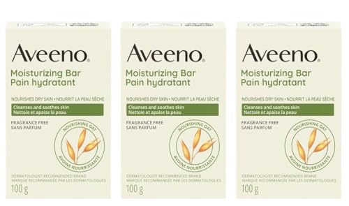 Aveeno Bar Dry Size 3.5 Ounce Aveeno Moisturizing Bar For Dry Skin (Pack of 3)