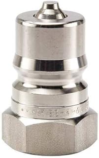 Parker SH1-63 Valved HYD Quick Connect Nipple 3/8 NPT Female 303SS
