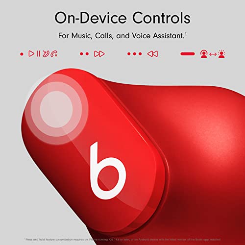 Beats Studio Buds - True Wireless Noise Cancelling Earbuds Red With Applecare+ (2 Years) #TOP7