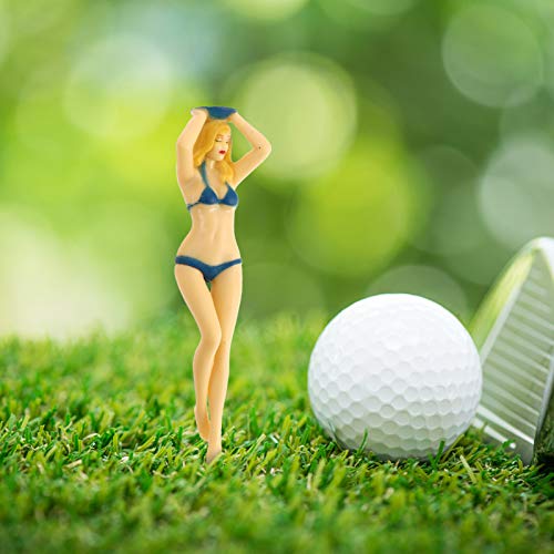 BESPORTBLE 6Pcs Biquíni Tees De Golfe Colorido Pin- up Senhora Menina T De Golfe Plástico Engraçado